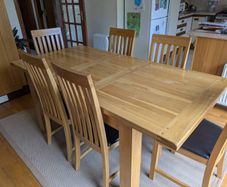 Further REDUCED!! Solid wood dining table