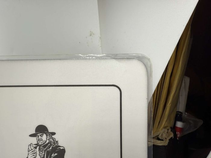 wwe The British Bulldog placemat laminated
