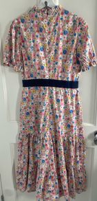 Boden light pink floral dress