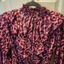 Savida pink and black leopard print dress, size 10 Image 5