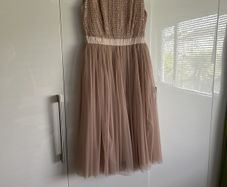 blush pink dress