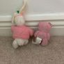 Rabbit teddy and a mini pink teddy Image 2