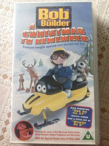BOB The BUILDER: A Christmas to Remember.  VHS Video