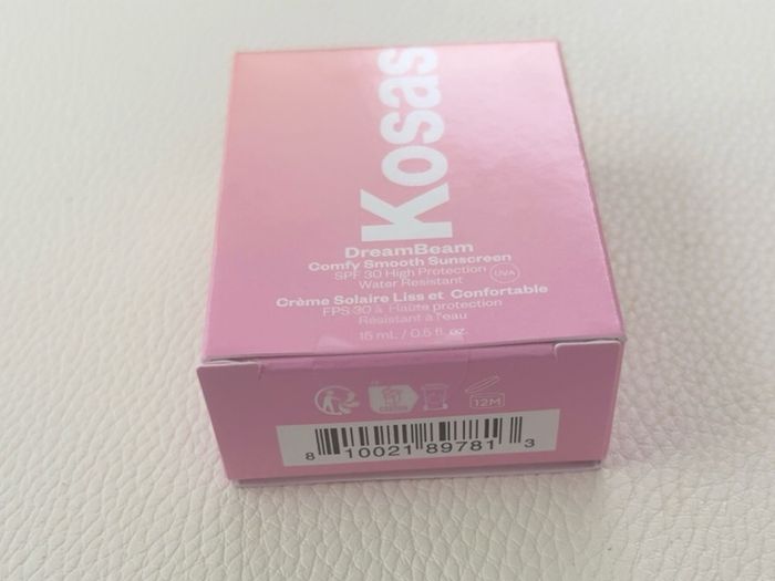 Kosas DreamBeam Comfy Smooth Sunscreen SPF 30 (15ml)