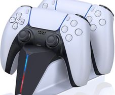 PS5 Controller Charger, PS5 Charging Station Dock with Fast Charging Type-c for Playstation 5 dualsense Controller,PS5 Controller Charger Docking for Dual PS 5 Controllers with LED Indicator MULTIPLE STYLES, SEE PHOTOS (FREE POSTAGE)