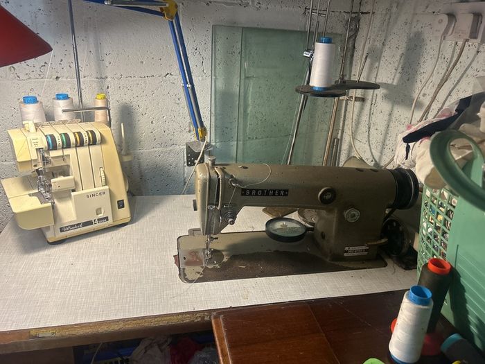 industrial sewing machine and overlocker