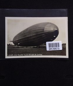 German Postcard : Graff Zeppelin Airship