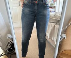 Desigual Embroided Jeans 30"