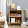 Vintage Storage Cabinet with Double Chevron Doors and Pine Wood Legs, Side Cabinet for Living Room Image 6