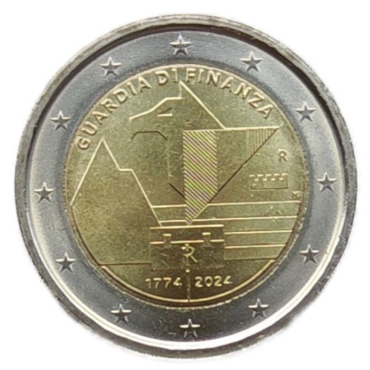 Italy 2 Euro Commemorative Coin 2024 - Financial Police. Uncirculated