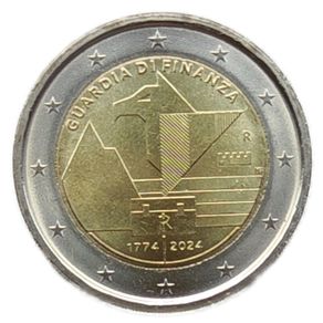 Italy 2 Euro Commemorative Coin 2024 - Financial Police. Uncirculated