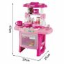 Electronic Children Kids Kitchen Cooking Toy Portable Girls Cooker Play Set Gift Image 5