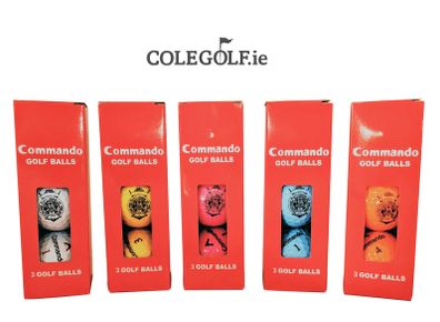 Commando Pitch & Putt Balls - 12 Pack