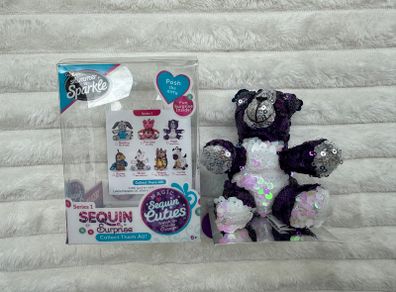 Shimmer 'n Sparkle Magic Sequin Cuties Sequin Surprise Series 1 Posh the Kitty Glue on his nose damaged box please see pictures