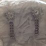 Beautiful Vintage Diamonte Earrings Image 4