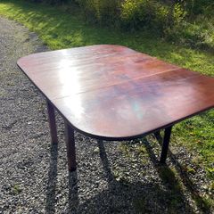 antique table drop leaf mahogany
