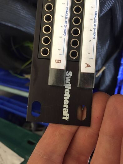 patch bay SwichCraft with long cables (1of2)