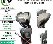 Ping G440 Max Driver / 9 Degree / Denali Red 6.0 60g Stiff