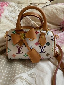 Genuine leather handbag free post