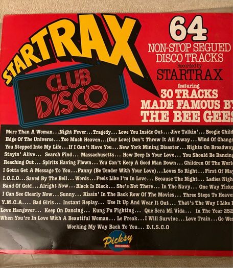 Startrax Club Disco 1981 UK Vinyl LP Bee Gees and Disco Medleys