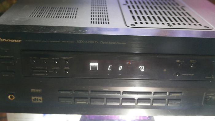 Pioneer Vsx-709rds Audio Video Receiver Tested +remote