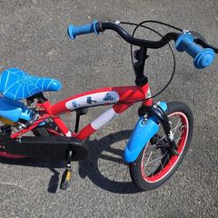 SpiderMan Kids Bike 16inch Alloy Wheels   Excellent Condition