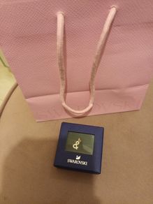 swarovski crystal & charm