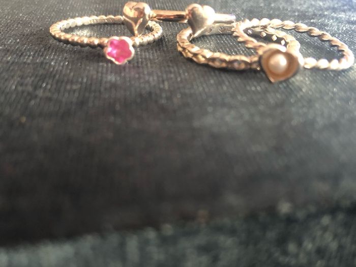 Sterling silver HHN designer pearl ring