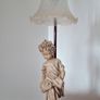 Table Lamp with Wood Base Image 3
