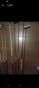 Golf Bag with Used Clubs