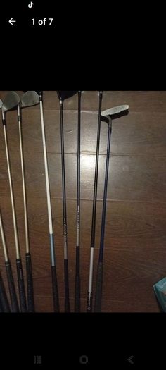 Golf Bag with Used Clubs