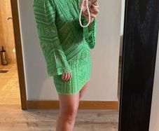 zara sequin dress
