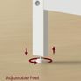 New Home Office Desk With 2 Shelves (White)- FREE P&P Image 5