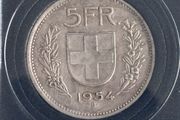 Switzerland 5 Francs 1954, Coin