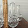 6x Glass Vase. Image 2