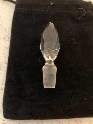 Antique Crystal Perfume Bottle 1930s