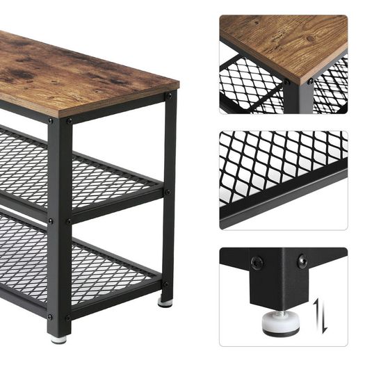 New 3-tier Shoe Bench Rack Storage - FREE P&P