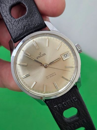 Vintage Automatic Swiss Made Enicar Swiss Watch 1960s