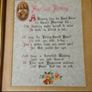Framed Marriage Blessing Image 3