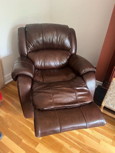 leather armchair brown