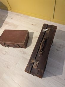 Antique Leather Suitcase