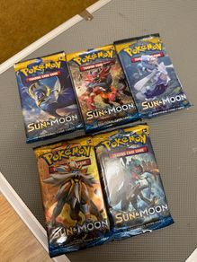 Pokemon Sun and Moon Booster Packs - Artset