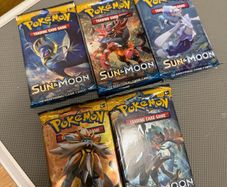 Pokemon Sun and Moon Booster Packs - Artset