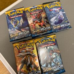 Pokemon Sun and Moon Booster Packs - Artset