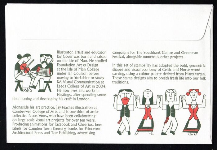 2018 Isle of Man Manx Folk Traditions Commemorative Stamps First Day Cover (FDC)