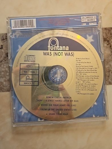 Was (Not Was) CD - Somewhere In America (There's A Street Named After My Dad)