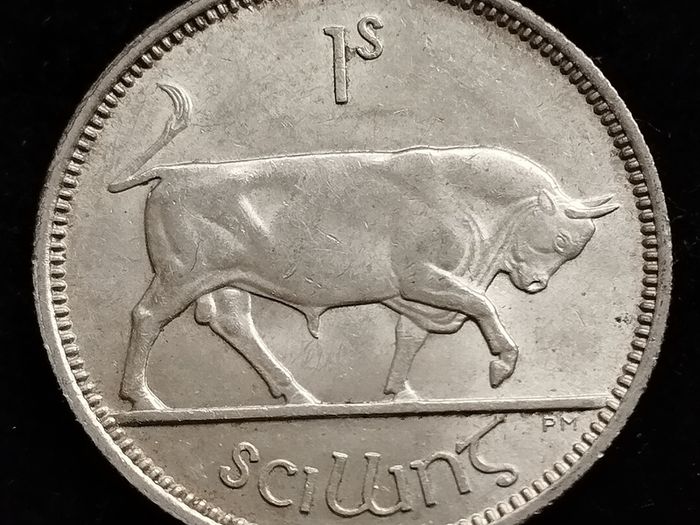 Ireland - 1939 - Shilling - Silver - KM.14 - [2328]