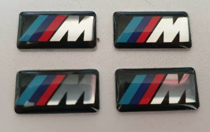 BMW M wheel alloy badge sticker x5