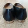 Black leather ballerinas shoes size 7 Image 3