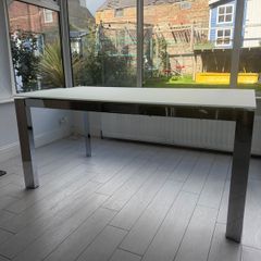 Calligaris Extending Glass Dining Table